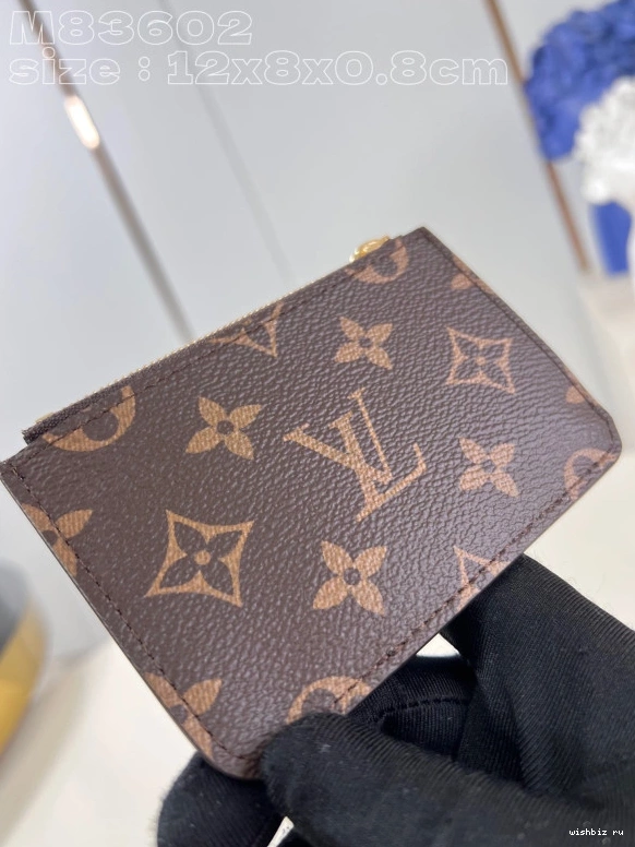 WIS VUITTON Card LOUIS Holder-12*8*0.8cm Romy 1015